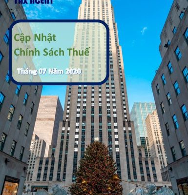 ĐIỂM TIN THUẾ – KẾ TOÁN – TÀI CHÍNH THÁNG 07/2020