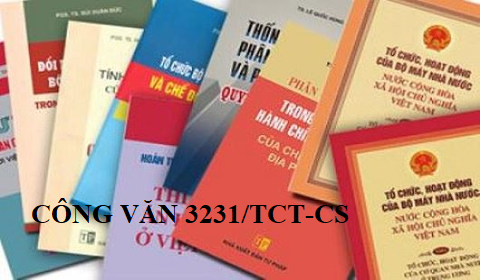 CÔNG VĂN 3231/TCT-CS NGÀY 10/08/2020 VỀ CHÍNH SÁCH THUẾ