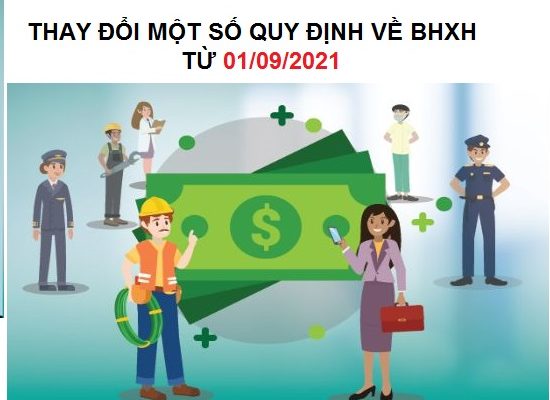 ĐIỂM MỚI VỀ BẢO HIỂM XÃ HỘI BẮT BUỘC ÁP DỤNG TỪ 01/9/2021