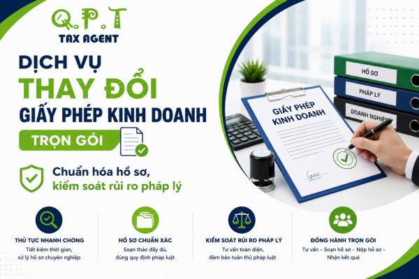 DỊCH VỤ THAY ĐỔI GIẤY PHÉP KINH DOANH